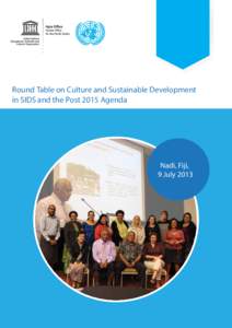 Microsoft PowerPoint - Culture and Sustainable Development in Fiji - SIDS - 02