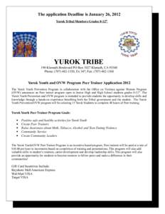 Yurok Tribe Executive Office