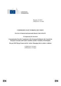 EUROPEAN COMMISSION Brussels, [removed]SWD[removed]final