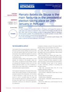 Presidential election in Portugal - 24th JanuaryAnalysis