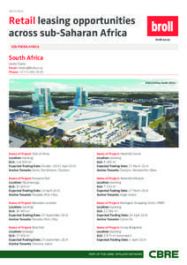 [removed]Retail leasing opportunities across sub-Saharan Africa  broll.co.za