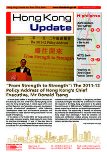 www.hketoberlin.gov.hk  Hong Kong Economic and Trade Office, Berlin Hong Kong Update