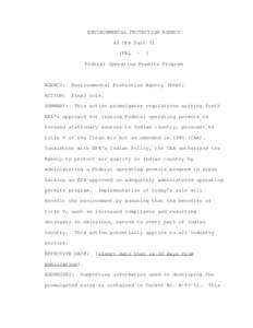 United States Environmental Protection Agency / Clean Air Act / United States / Title 40 of the Code of Federal Regulations / Regulation of greenhouse gases under the Clean Air Act / Federal and state environmental relations / Environment of the United States / Air pollution in the United States / Environment