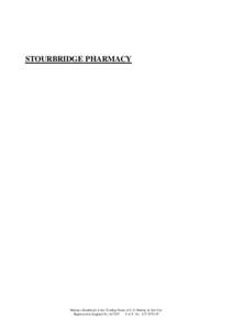 STOURBRIDGE PHARMACY REPORT OF RESULTS OF PATIENT SURVEY 2013 Date completed: October 2013 Top areas of performance Question