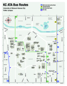 KC ATA Bus Routes University of Missouri-Kansas City Volker campus C LOCUST ST