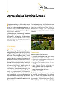 Agroecological Farming Systems