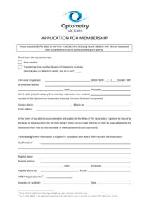 Microsoft Word - Application for Membership.doc