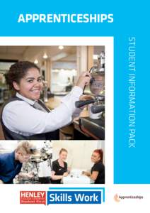 APPRENTICESHIPS  STUDENT INFORMATION PACK CONTENTS 1.		Who’s Who at