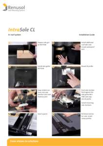 IntraSole CL In-roof system Installation Guide  1