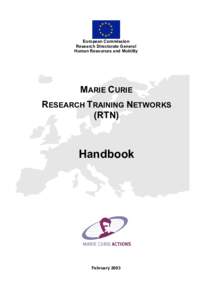 Handbook - Marie Curie Research Training Networks