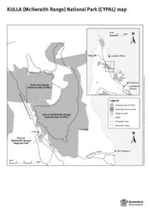 KULLA (McIlwraith Range) National Park (CYPAL) location map