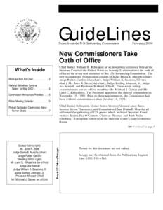 Guidelines Newslettter - February 2000