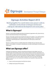 Microsoft Word - Dgroups activities report 2014