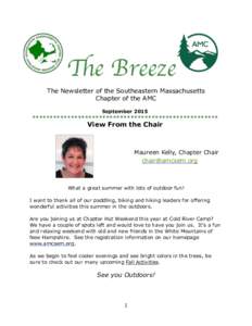 The Breeze!  The Newsletter of the Southeastern Massachusetts Chapter of the AMC  !