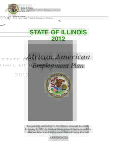 State of Illinois Illinois Department of Central Management Services STATE OF ILLINOIS 2012
