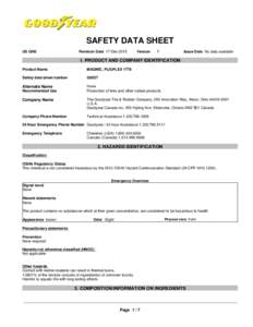 SAFETY DATA SHEET US GHS Revision Date 17-DecVersion