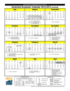 Spring Branch Independent School District  Amended Academic Calendar[removed]revised) July S