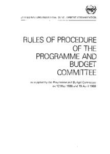 Development / United Nations Development Group / United Nations Industrial Development Organization / United States Constitution / Quorum / Politics / United Nations General Assembly / International Law Commission / Parliamentary procedure / United Nations / Government