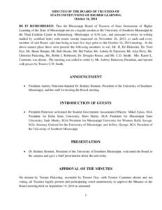 Public universities / American Association of State Colleges and Universities / Hattiesburg /  Mississippi / University of Southern Mississippi / Mississippi State University / Jackson State University / Mississippi / Oak Ridge Associated Universities / Association of Public and Land-Grant Universities