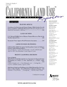 Volume 16, Number 9 June 2007 EXECUTIVE EDITOR: Robert M. Schuster, Esq. Argent Communications Group