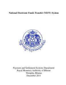    National Electro E nic Funds Trransfer (NEFT T) Systtem