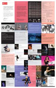 National Arts Centre / Paul-André Fortier / Louise Lecavalier / Canada Dance Festival / Entertainment / Dance / Department of Canadian Heritage