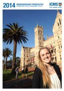 2014  UNDERGRADUATE PROSPECTUS INTERNATIONAL COLLEGE OF MANAGEMENT, SYDNEY  SUCCESSFUL