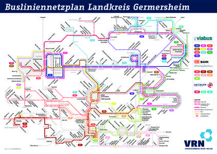 Busliniennetzplan Landkreis Germersheim  Legende