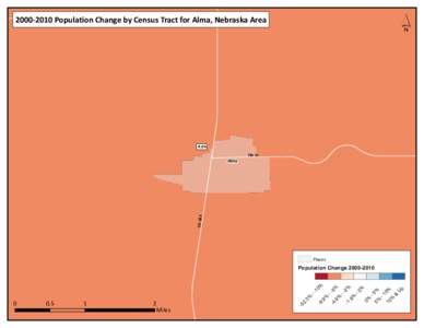 ´  [removed]Population Change by Census Tract for Alma, Nebraska Area US[removed]%
