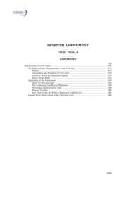 Criminal procedure / Jury trial / Jury / State court / Seventh Amendment to the United States Constitution / Federal Rules of Civil Procedure / Equity / Feltner v. Columbia Pictures Television /  Inc. / United States Constitution / Law / Juries / Common law