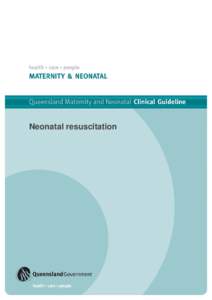 Guideline: Neonatal resuscitation