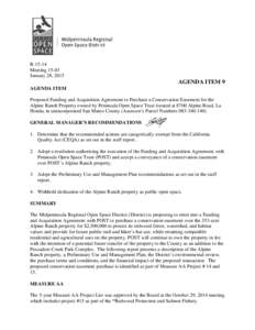 R[removed]Meeting[removed]January 28, 2015 AGENDA ITEM 9 AGENDA ITEM