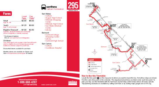 Hillsdale / Caltrain / SamTrans / San Carlos /  California / San Mateo /  California / Redwood City / Millbrae Intermodal Terminal / Transportation in California / Transportation in the United States / California