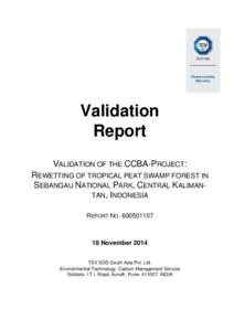 Microsoft Word - Validation-Report_CCBA_Sebangau_final-sig.docx