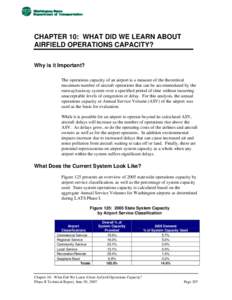 LATS Phase II - Chapter 10: What Did We Learn About Airfield Operations Capacity?