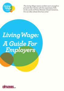 A Guide For Employers  is part of Citizens UK. Charity No[removed]