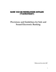 Microsoft Word - Provisions and Guidelines for Safe and Sound Electronic Ba…