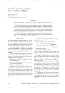 Graphic design / Theoretical computer science / Donald Knuth / Column / Page layout / Algorithm / TeX / XSL Formatting Objects / Typography / Typesetting / Publishing