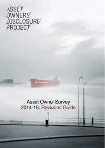 5.1 z  MV Stranded Asset Asset Owner Survey: Revisions Guide