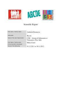 Microsoft Word - ABCDE_Scientific_Report_Rozanova.doc