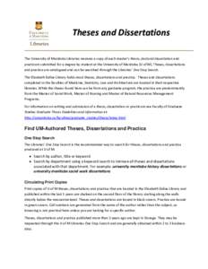 Microsoft Word - theses and dissertations_find.doc