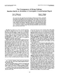 Journal of Personality and Social Psychology 1998, Vol. 75, No. 3, Copyright 1998 by the American Psychological Association, Inc/$3.00