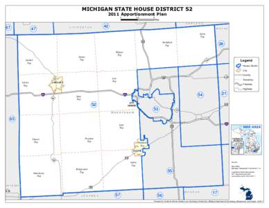 MICHIGAN STATE HOUSE DISTRICTApportionment Plan 0 67