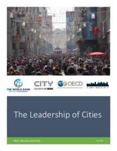 The Leadership of Cities Moir, Moonen and Clark July 2016  Executive Summary