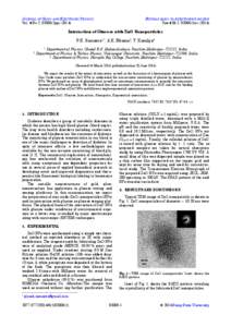 JOURNAL OF NANO- AND ELECTRONIC PHYSICS Vol. 6 No 2, 02006(2pp[removed]) ЖУРНАЛ НАНО- ТА ЕЛЕКТРОННОЇ ФІЗИКИ Том 6 № 2, 02006(2cc[removed])