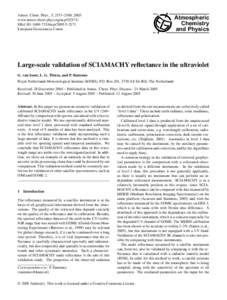 Atmos. Chem. Phys., 5, 2171–2180, 2005 www.atmos-chem-phys.org/acp[removed]SRef-ID: [removed]acp[removed]European Geosciences Union  Atmospheric