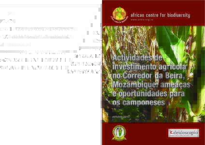 Actividades de investimento agrícola no Corredor da Beira, Mozambique: ameaças e oportunidades para os camponeses