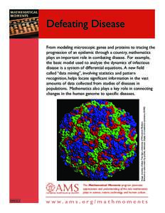 Defeating Disease  Image courtesy of: Jean-Yves Sgro, University of Wisconsin-Madison. Rhinovirus color-coded by protein, enhances display of icosahedral symmetry. ©1993  From modeling microscopic genes and proteins to 