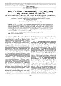 ISSN, Physics of the Solid State, 2007, Vol. 49, No. 8, pp. 1492–1497. © Pleiades Publishing, Ltd., 2007. Original Russian Text © S.G. Barsov, S.I. Vorob’ev, V.P. Koptev, S.A. Kotov, S.M. Mikirtych’yant