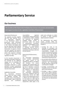 Parliamentary assemblies / Office of the Legislative Assembly of Ontario / Parliament of Singapore / Members of the Queensland Legislative Assembly / Queensland